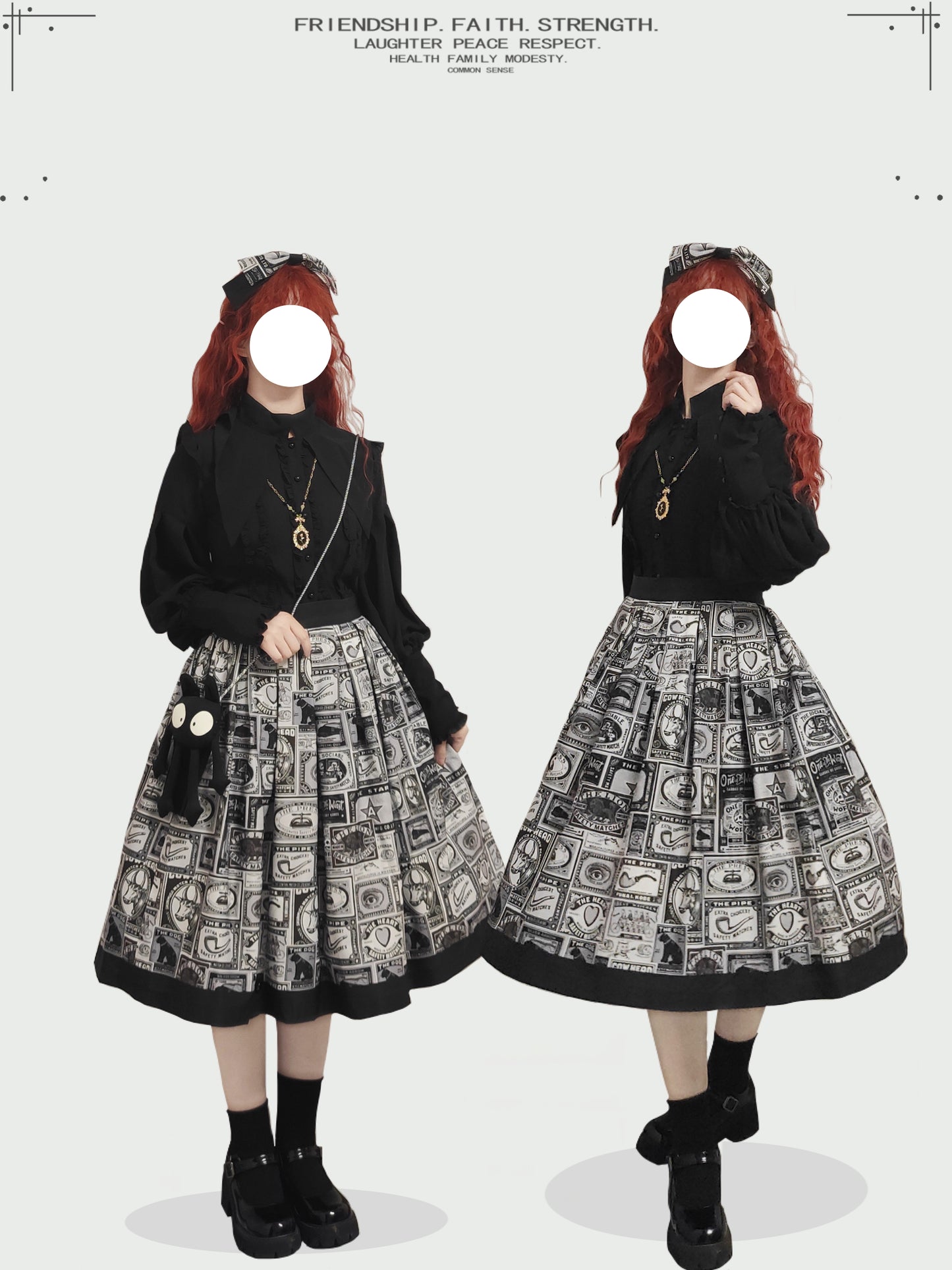 Antique Labels スカート【Miss Cube】