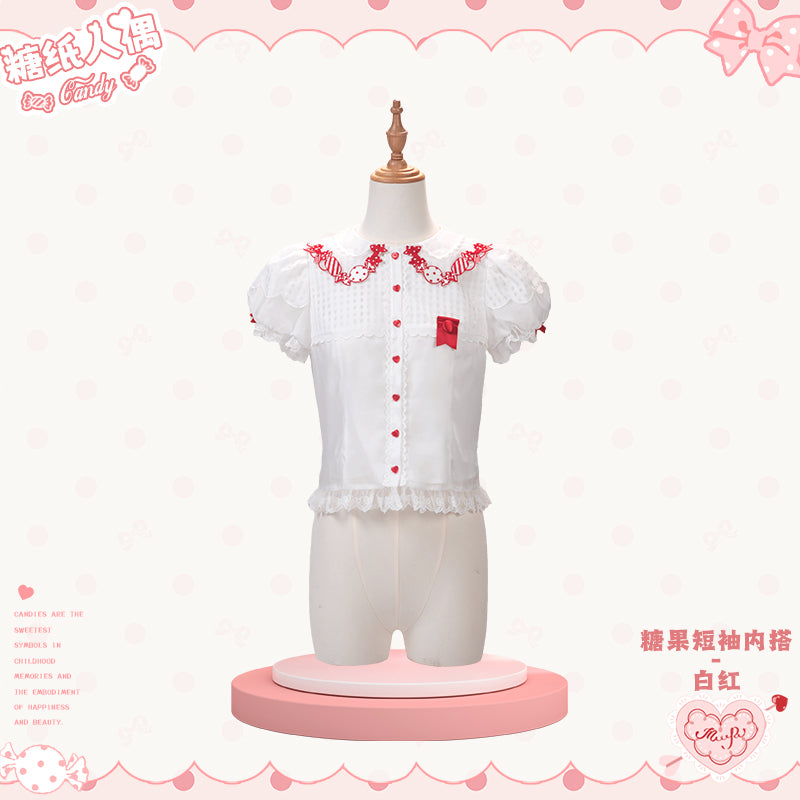 【受注予約~12/8】Candy Wrapper トップス・スカート【花与珍珠匣】