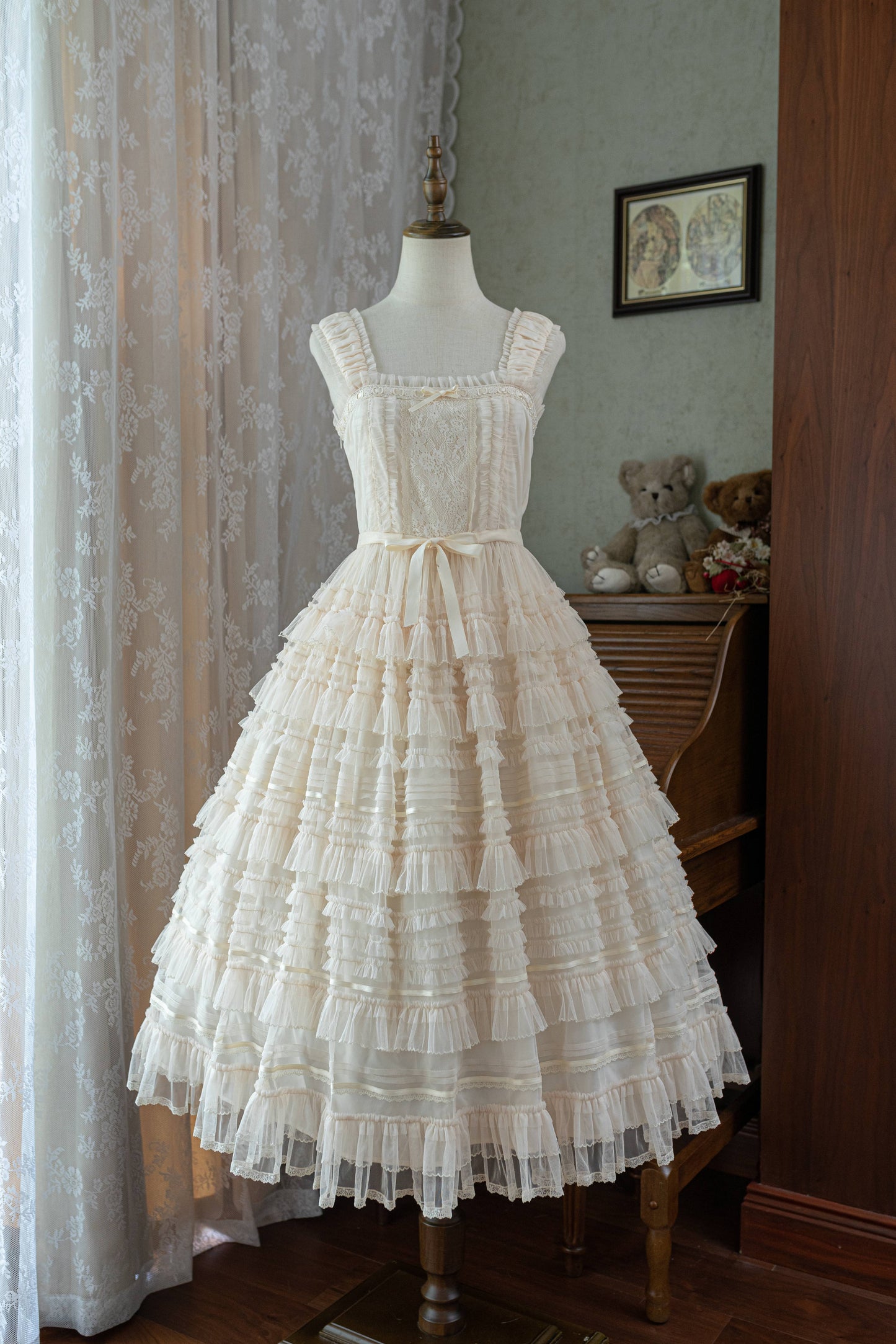 Hazy Dream ジャンパースカート【銀杏指針】