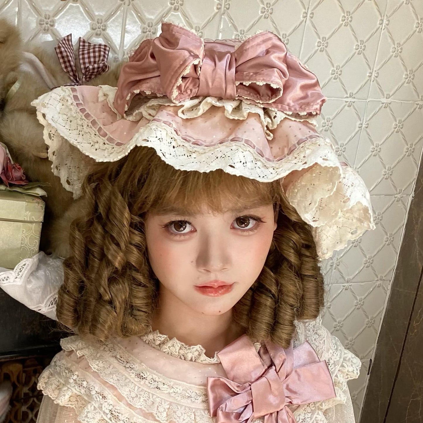 【受注予約~10/9】Antique Cream アクセサリー【DrunkCoco】