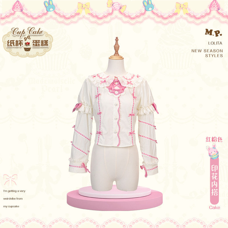 【受注予約~1/26】CupCakes ブラウス【花与珍珠匣】