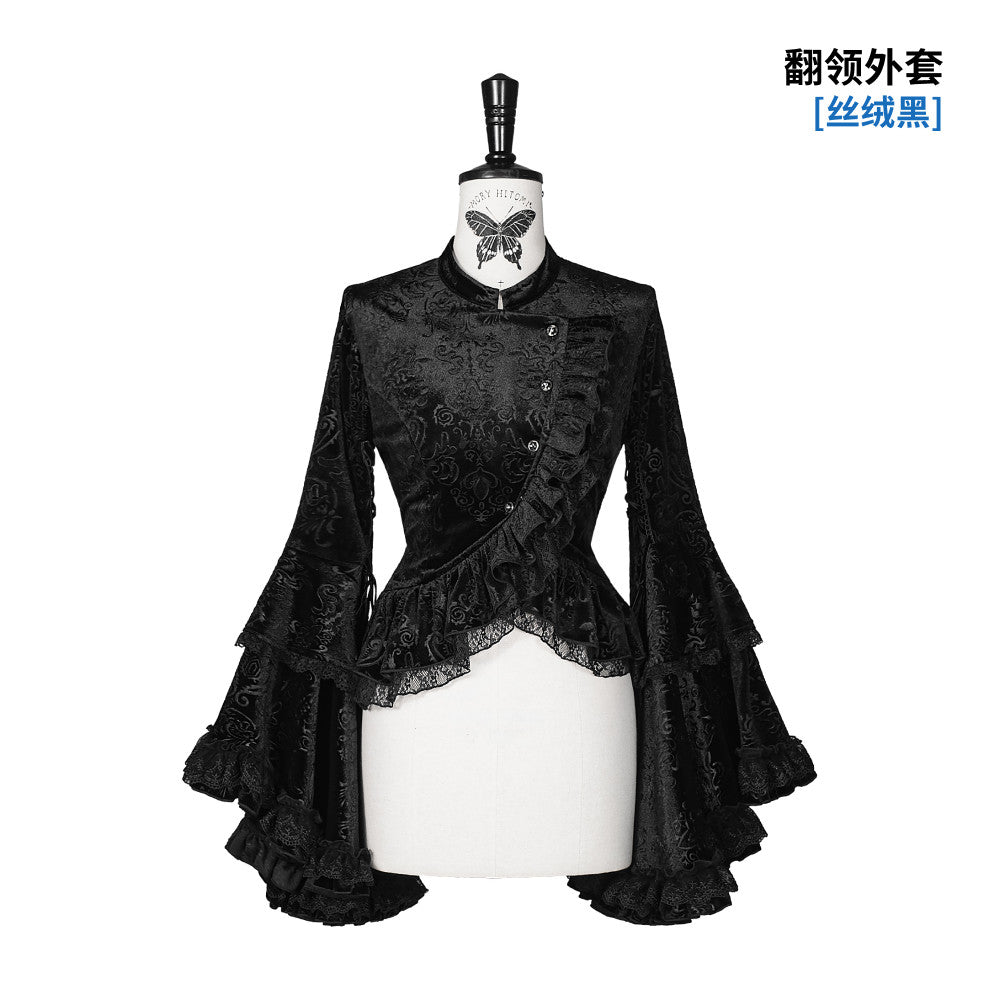 【受注予約~1/22】Swallowtail Butterfly 燕尾ジャケット(ベルベットver.)【魔女贩售】