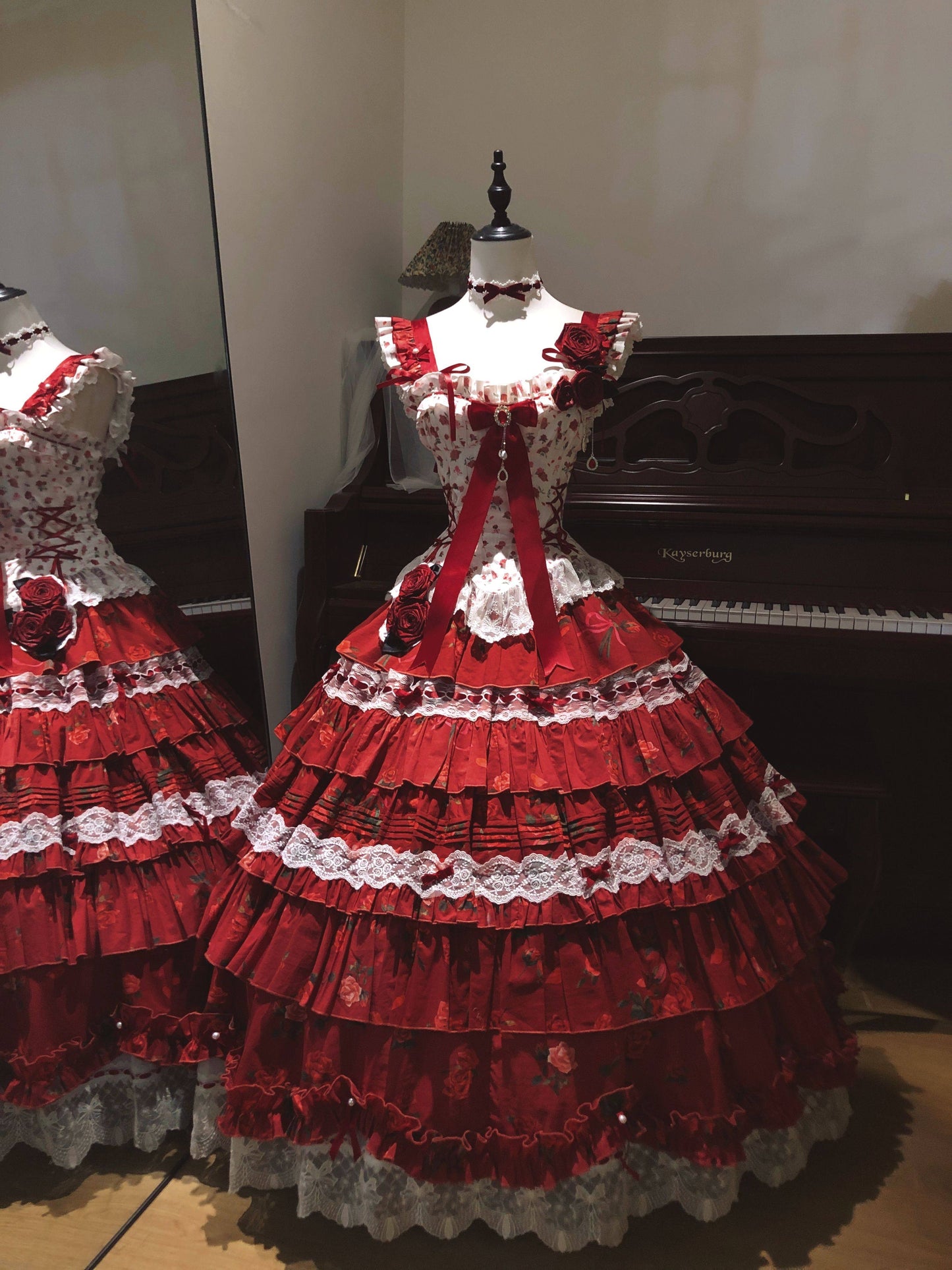 【受注予約~2/18】Little Rose ワンピース【signorina】