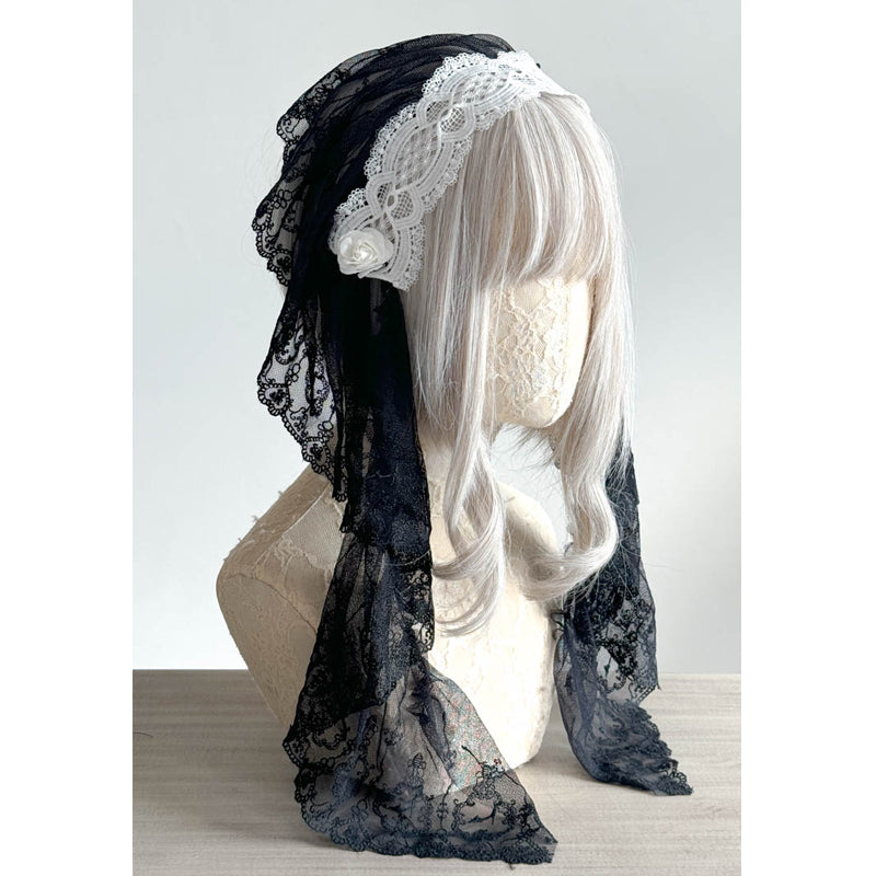 サイドロングヴェールヘッドドレス【妹抖手作工作屋】