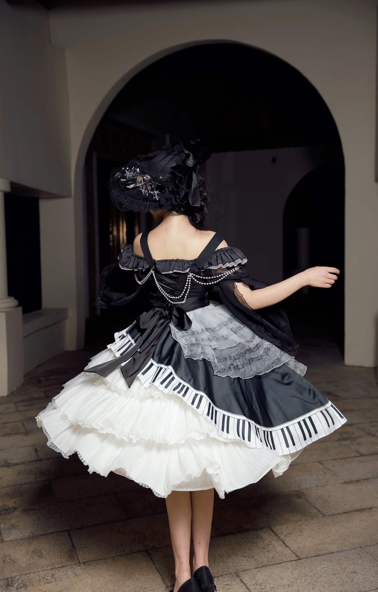 【受注予約~11/15】Piano Solo ジャンパースカート【拾鎏】
