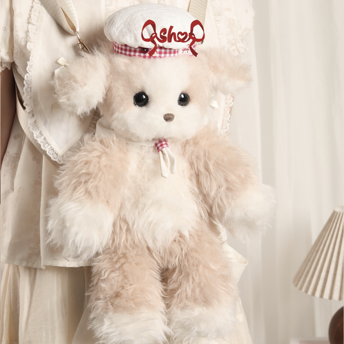 【受注予約~10/5】Twin Puppy ぬいぐるみ・バッグ【QSHOP】