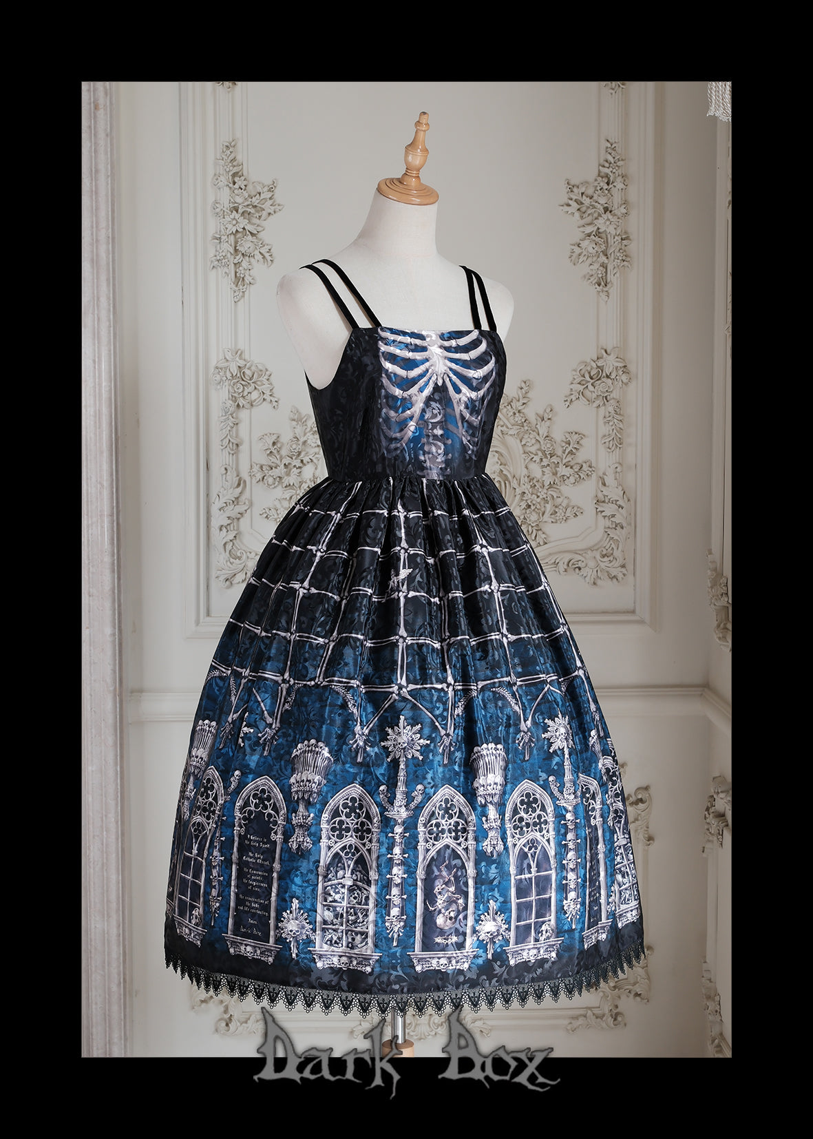 【受注予約~11/10】Ossuary ジャンパースカート【Dark Box】