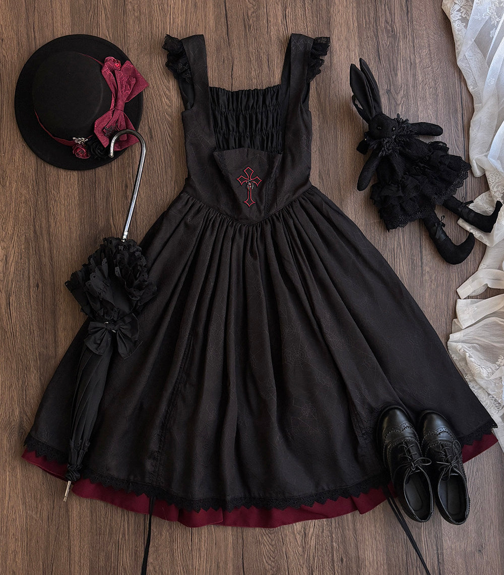 【受注予約~1/18】Blood Night Lamplighter ジャンパースカート【Miss Cube】