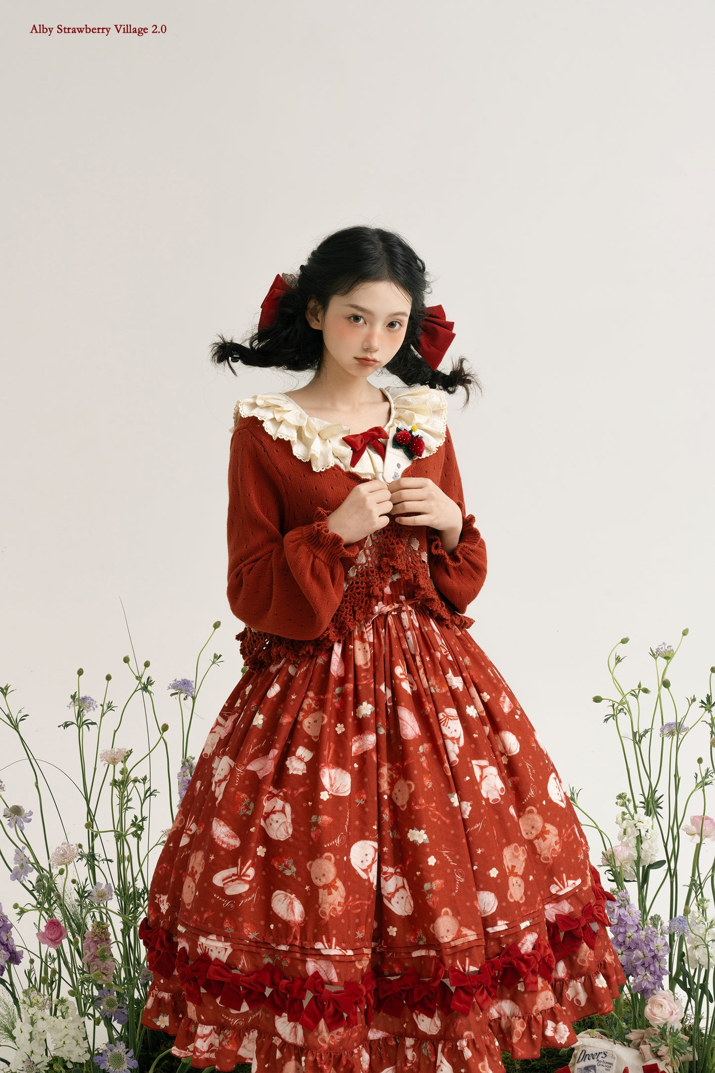 【受注予約~4/11】Strawberry Village2.0 ジャンパースカート・スカート【Dream Doll】