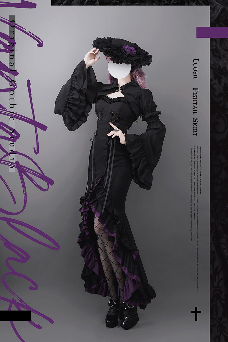 【受注予約~10/15】Purple Lady トップス・スカート【VantablackStudio】