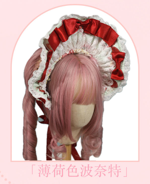 【受注予約~7/23】イチゴと花束 アクセサリー【Antique Doll】