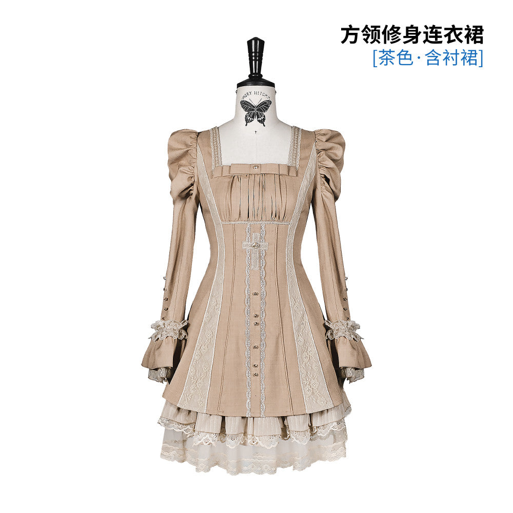 【受注予約~3/23】Embroidered Star ワンピース【魔女販售】