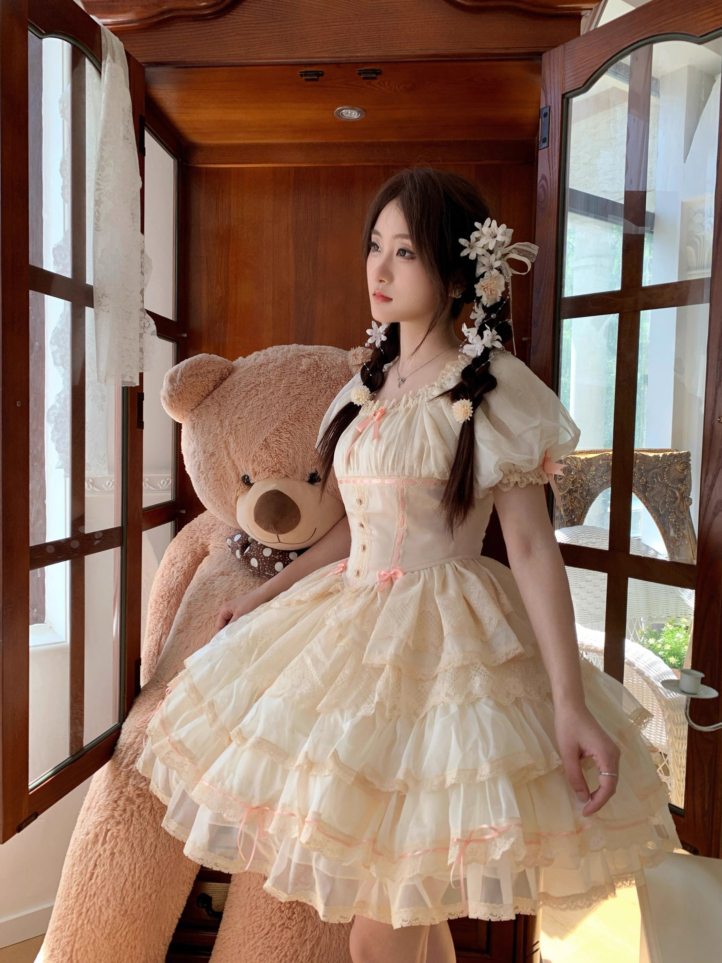 【受注予約~6/5】Midsummer Dance スカート【Flower Bouquet】