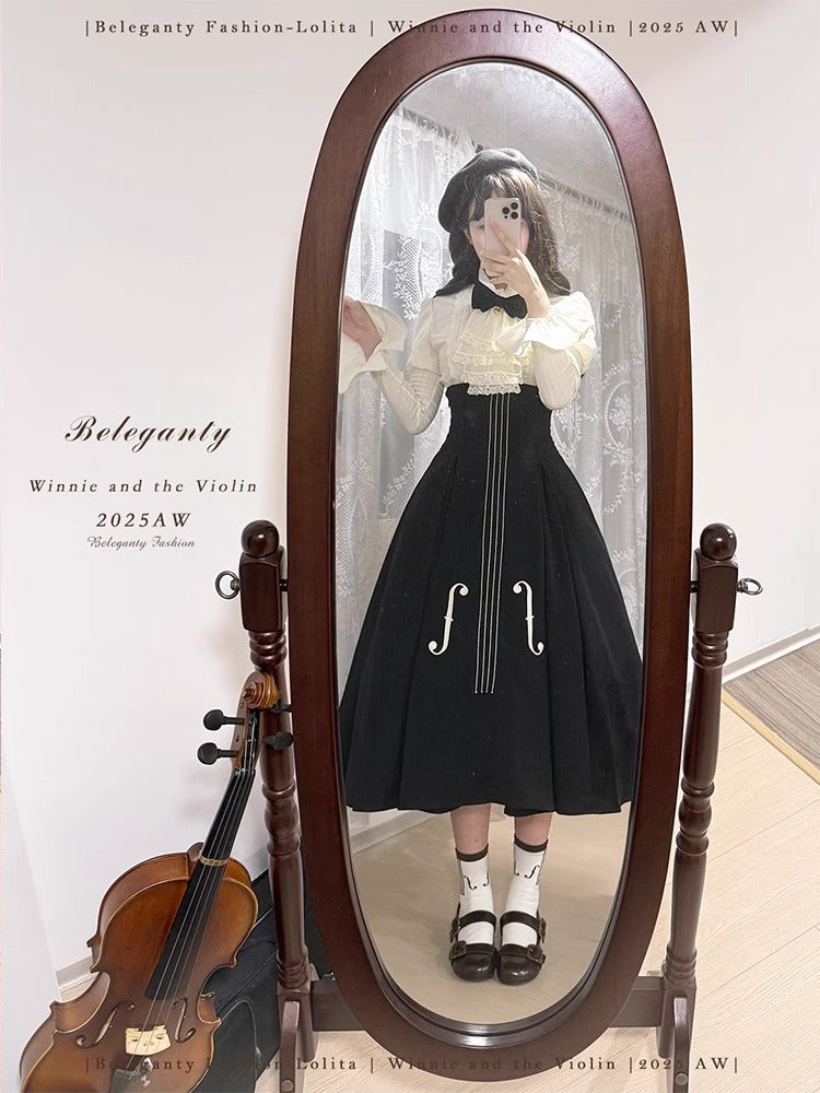 【受注予約~11/18】Winnie and the Violin スカート・ジャケット【Beleganty】