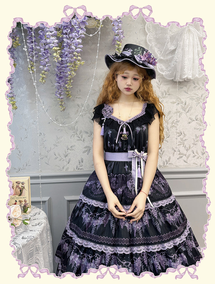 【受注予約~5/28】Grape Hyacinth ジャンパースカート【Alice Girl】