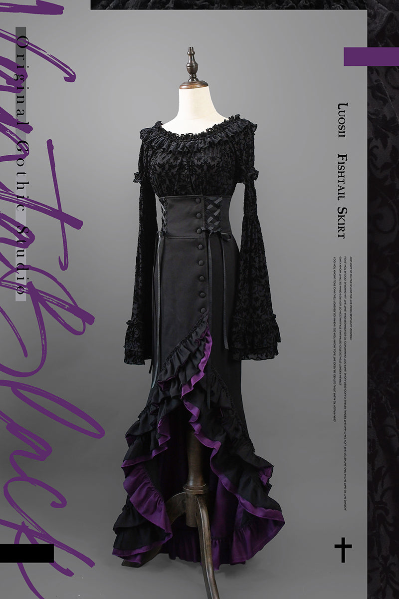 【受注予約~10/15】Purple Lady トップス・スカート【VantablackStudio】