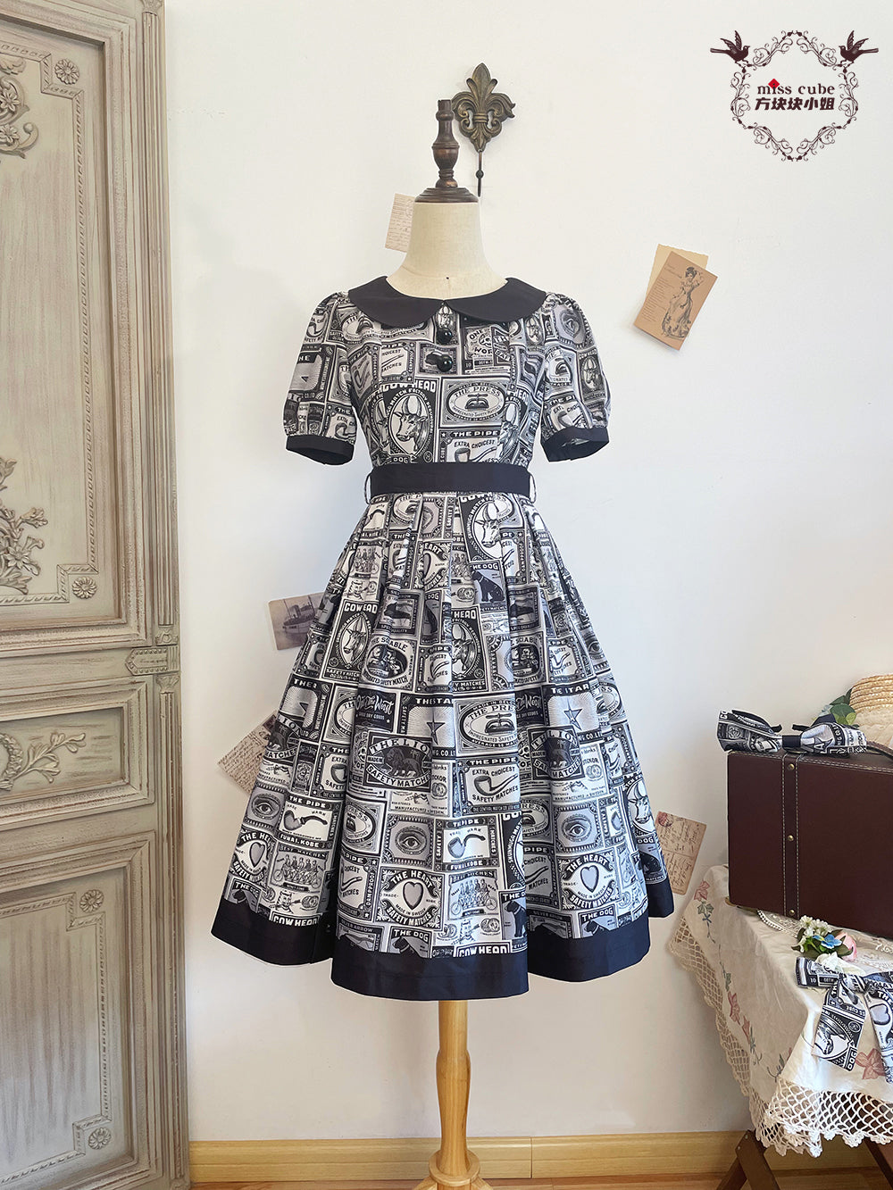 Antique Labels ワンピース【Miss Cube】