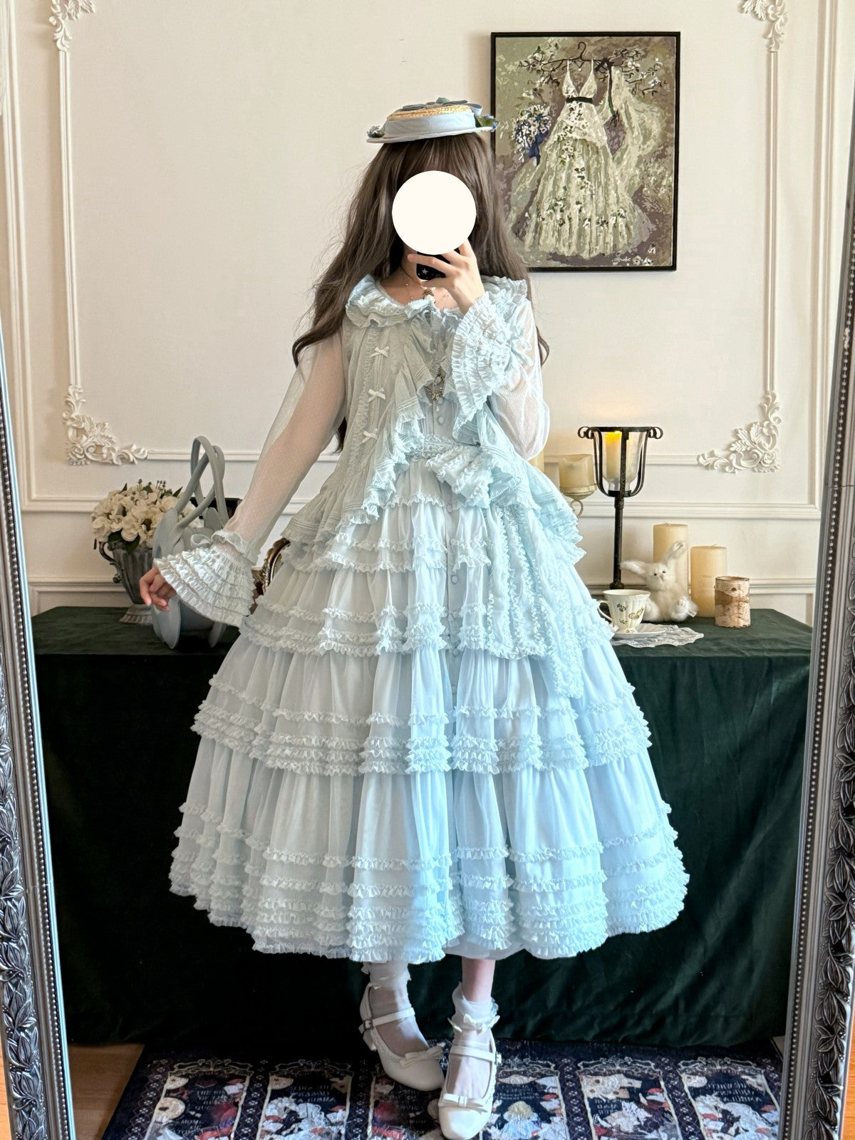 【受注予約~12/24】Lillian's Summer ジャンパースカート(タイプ2・ロング丈)【Spring Flower Language】