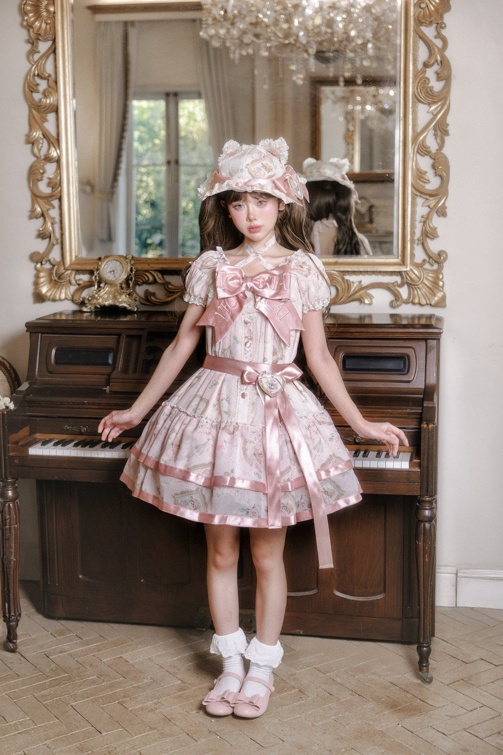 【受注予約~3/5】Victoria Cat ワンピース(タイプ2) 【Moon River】