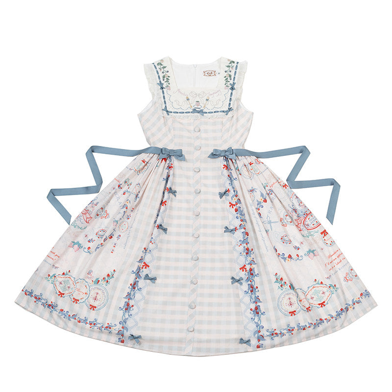 【受注予約~3/5】PorcelainTeaparty ジャンパースカート【CEL】