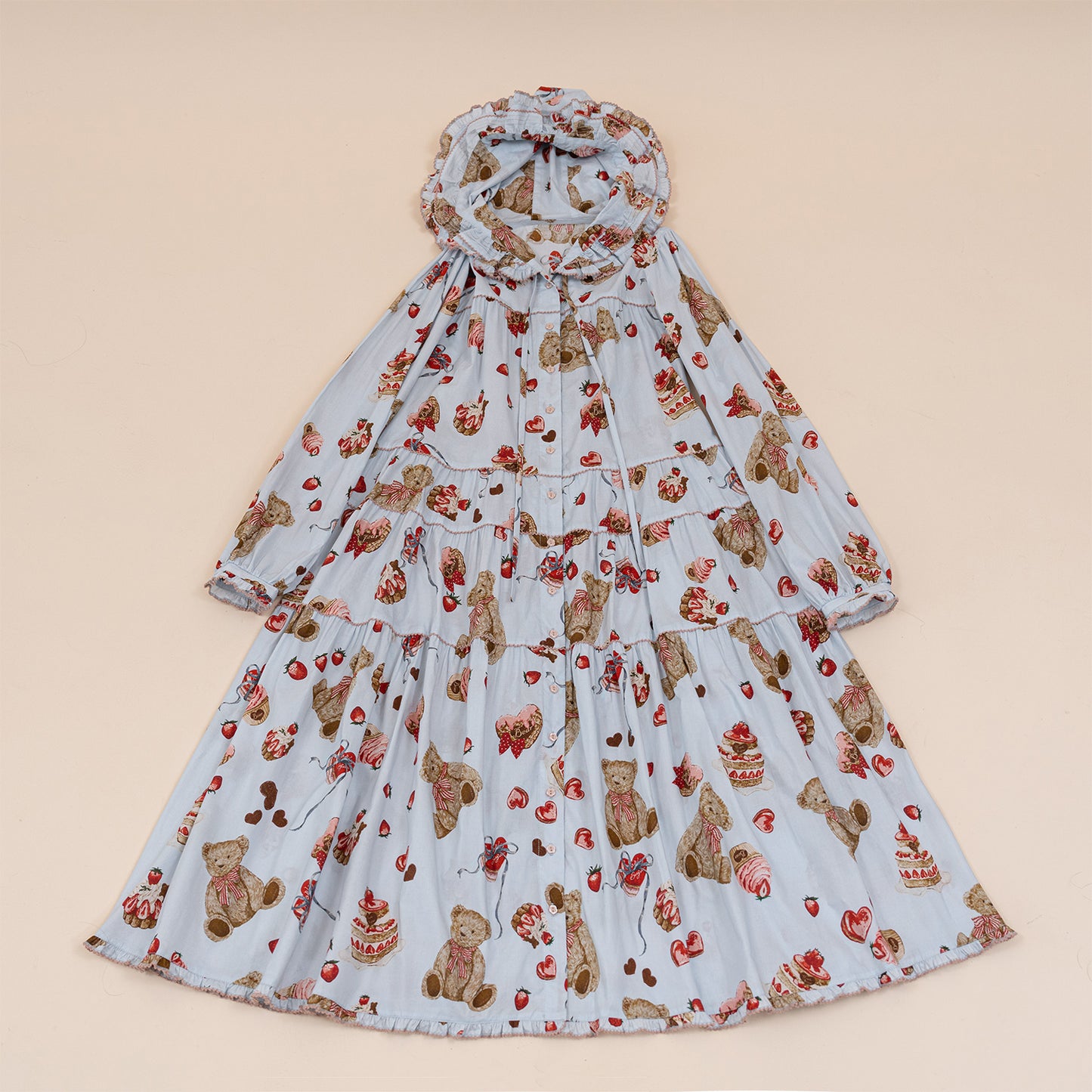 【受注予約~10/9】Chocolate Bear 2.0 ワンピース【Maple Sugar】