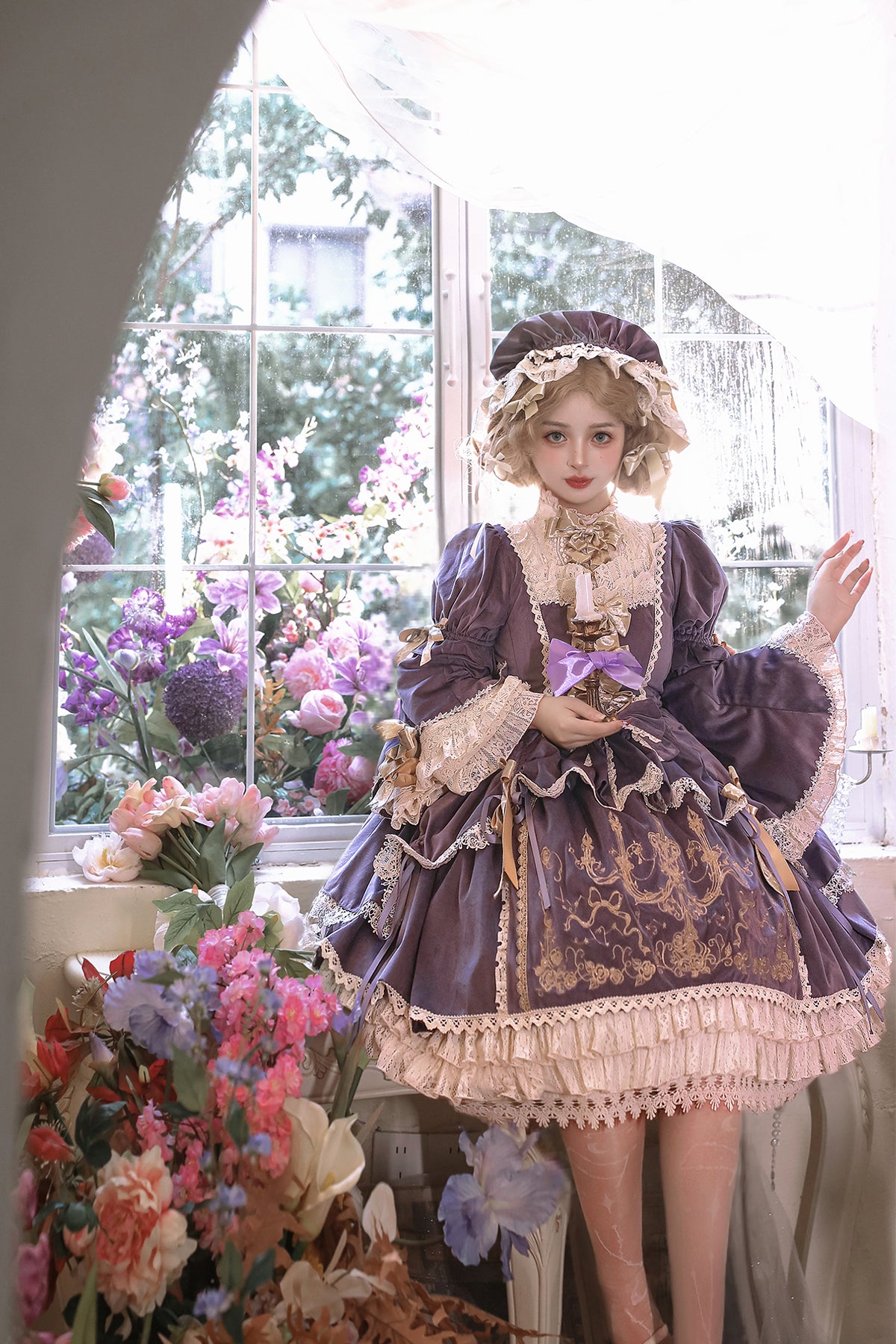 【受注予約~8/27】Candle Doll ワンピース・フルセット【Bramble Rose】