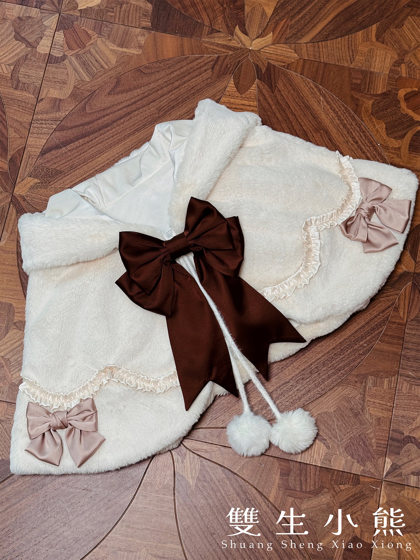 【受注予約~10/23】Frosted Sugar Rabbit ケープ【双生小熊】