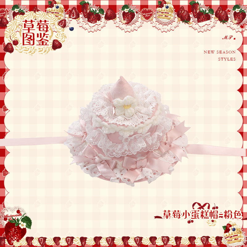 【受注予約~11/18】Strawberry Cake Illustration アクセサリー【花与珍珠匣】