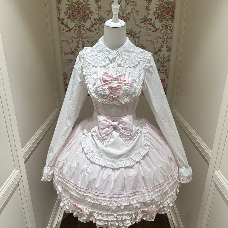 【受注予約~10/13】Pearl Doll ジャンパースカート・ワンピース【Sheep Puff】