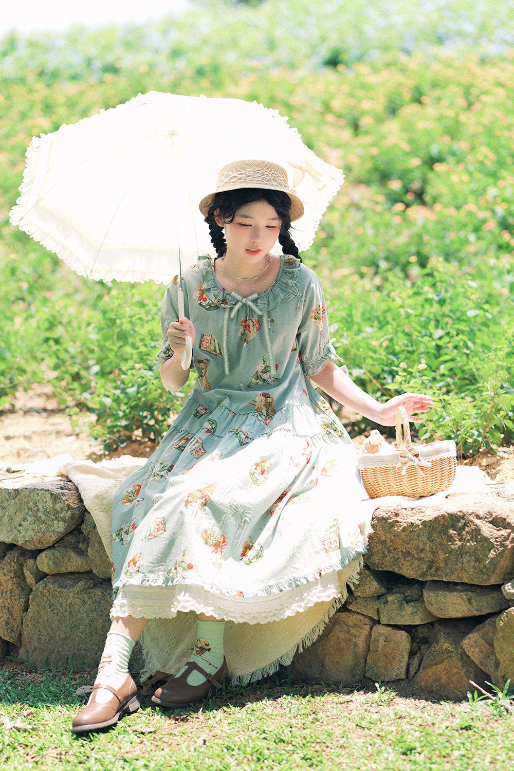 【受注予約~4/30】Ice Cream ワンピース【Maple Sugar】