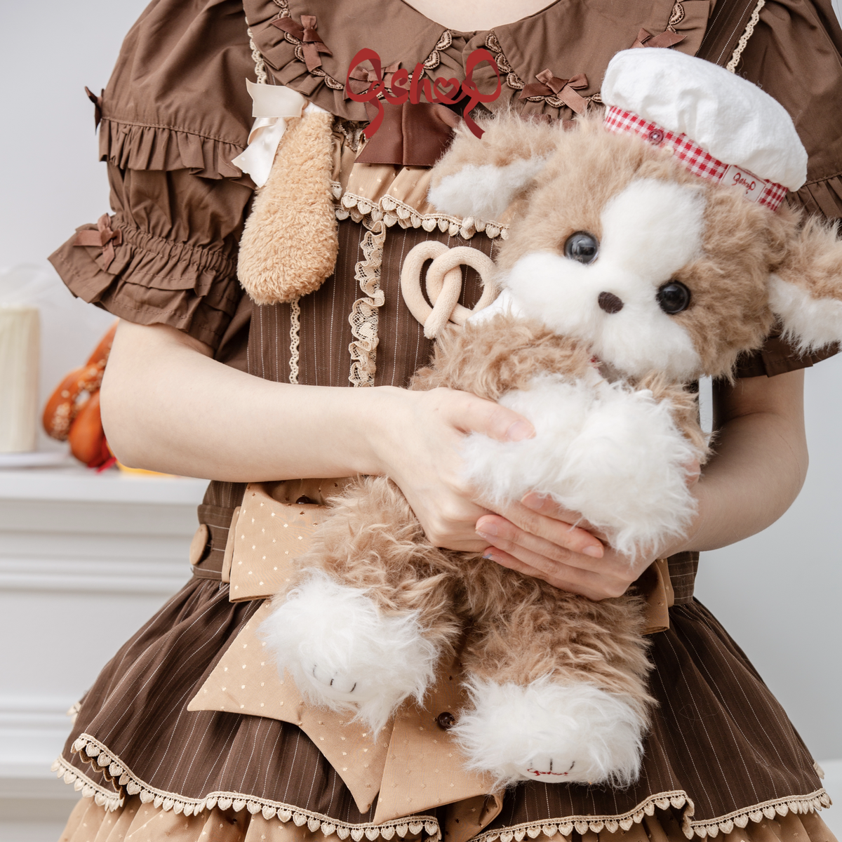 【受注予約~10/5】Twin Puppy ぬいぐるみ・バッグ【QSHOP】