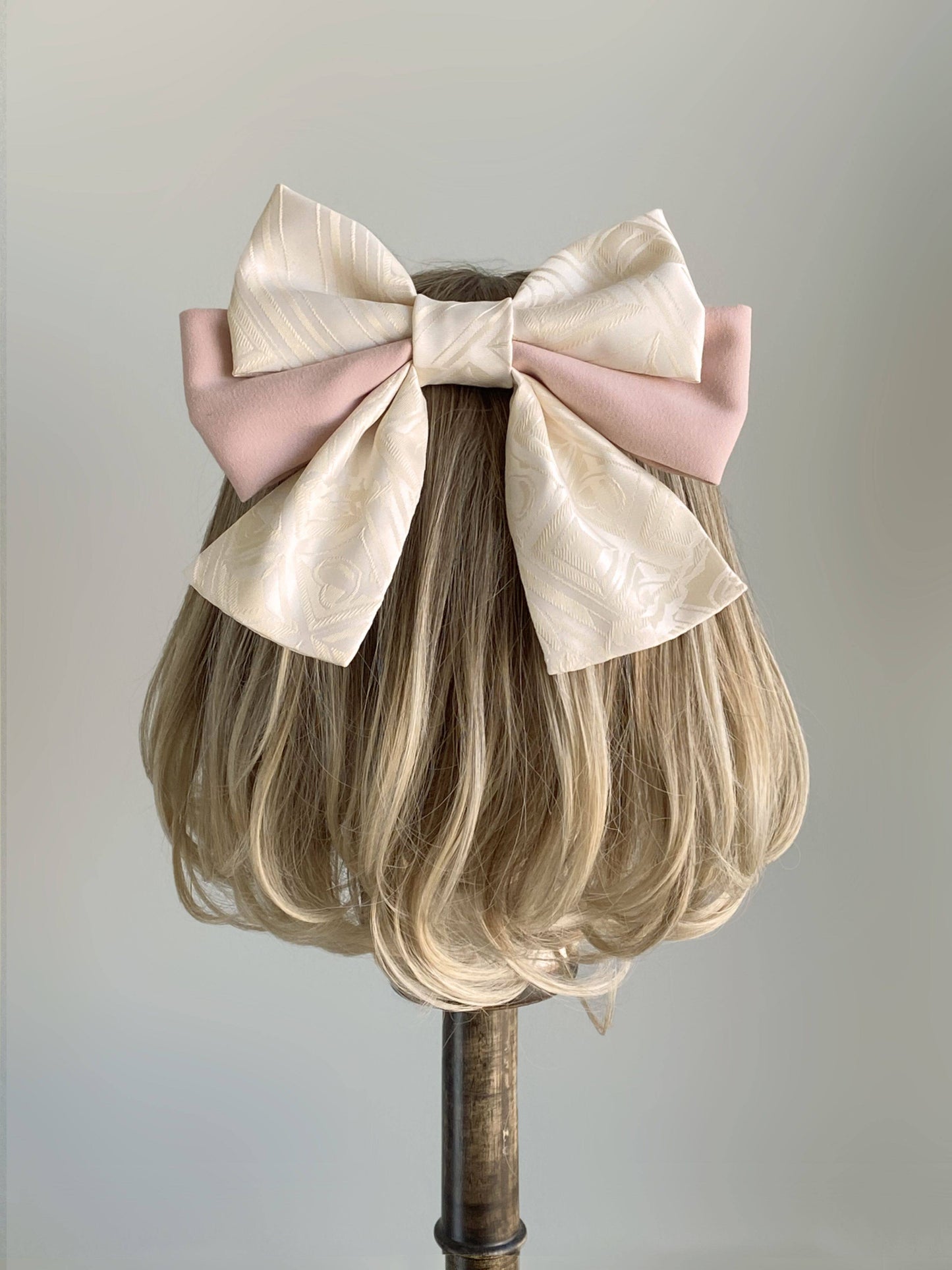 [Pre-orders until March 12th] Chooocolate Ribbon Barrette, Ribbon Pin, Brooch [PINK UP]