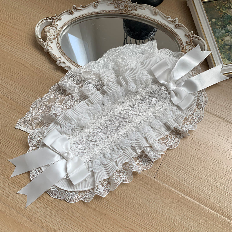 幅広レースヘッドドレス【With Puji】