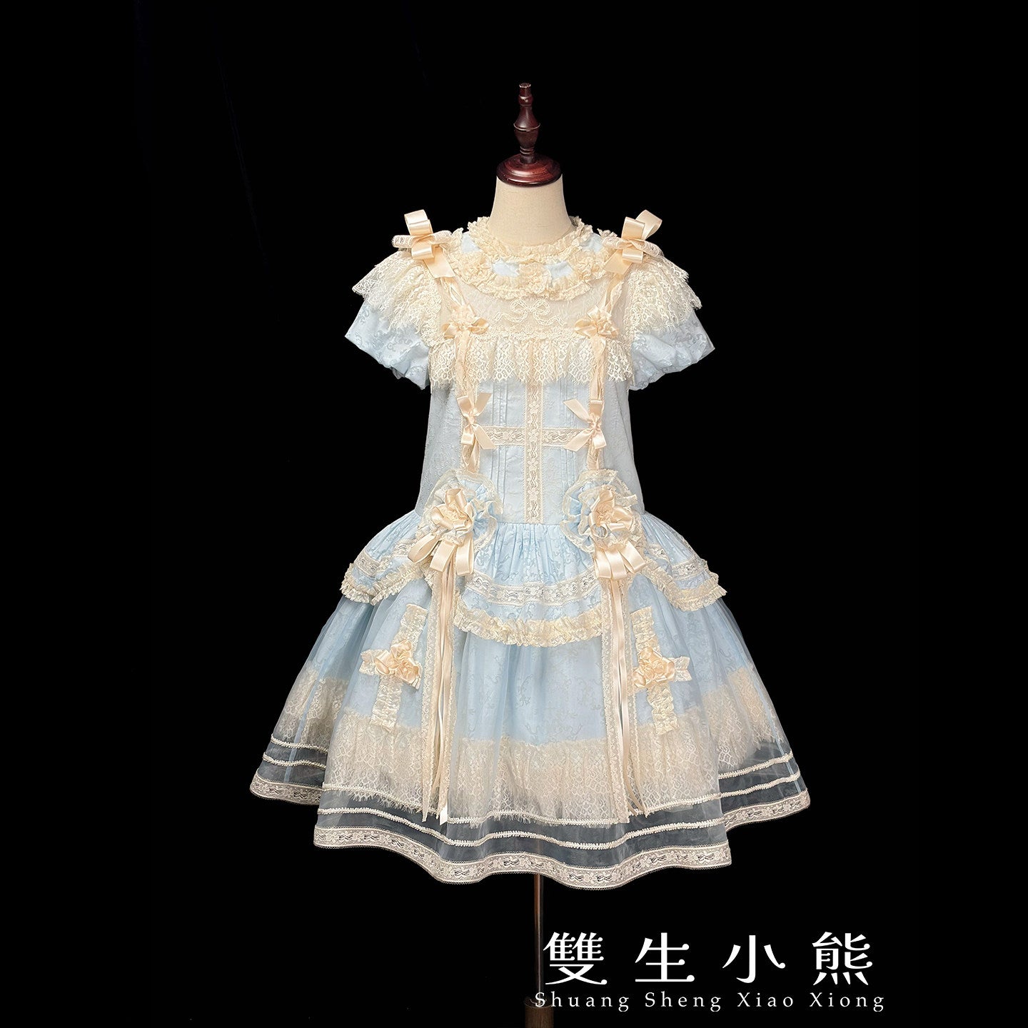 【受注予約~2/3】クロスドール ワンピース(タイプ1)【双生小熊】