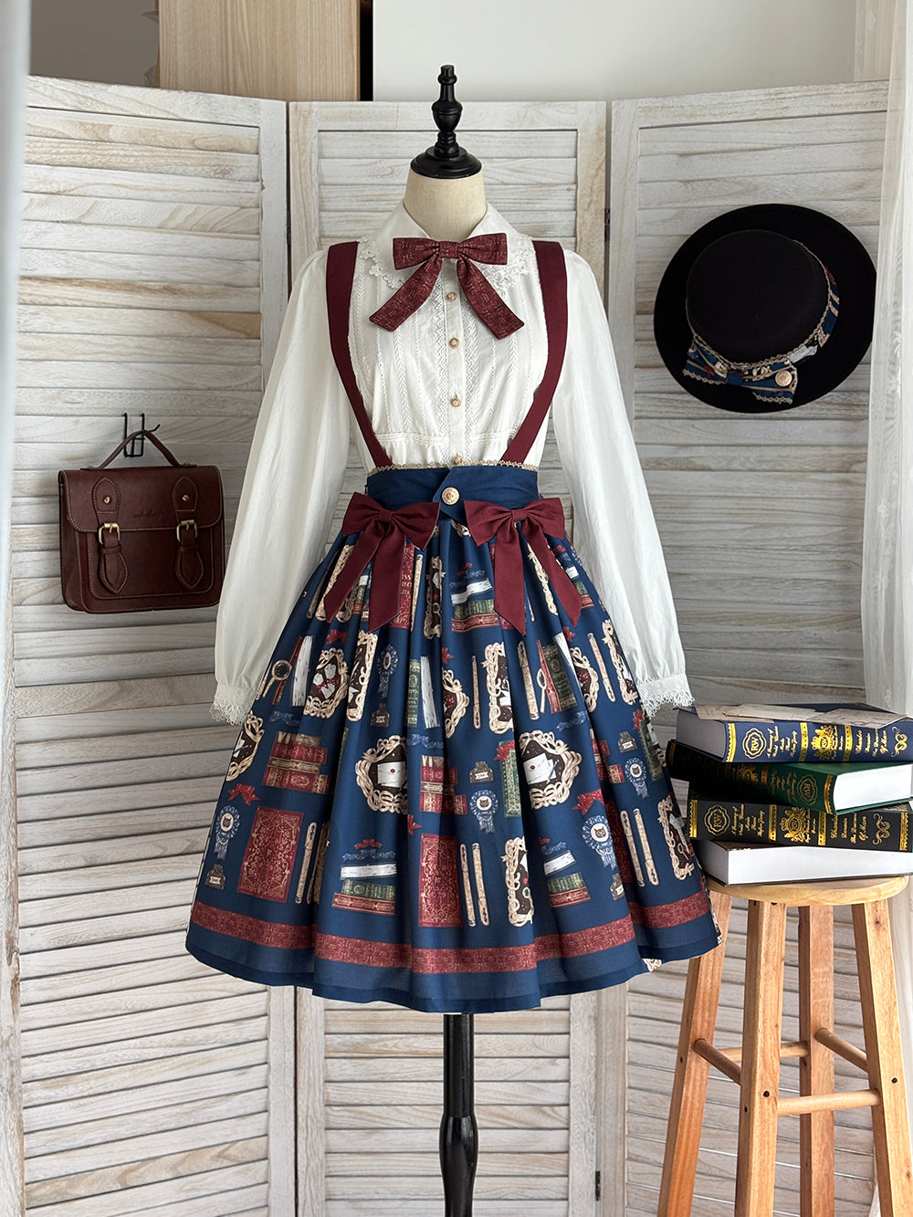 【受注予約~10/22】Wheat Book サロペット【Miss Cube】