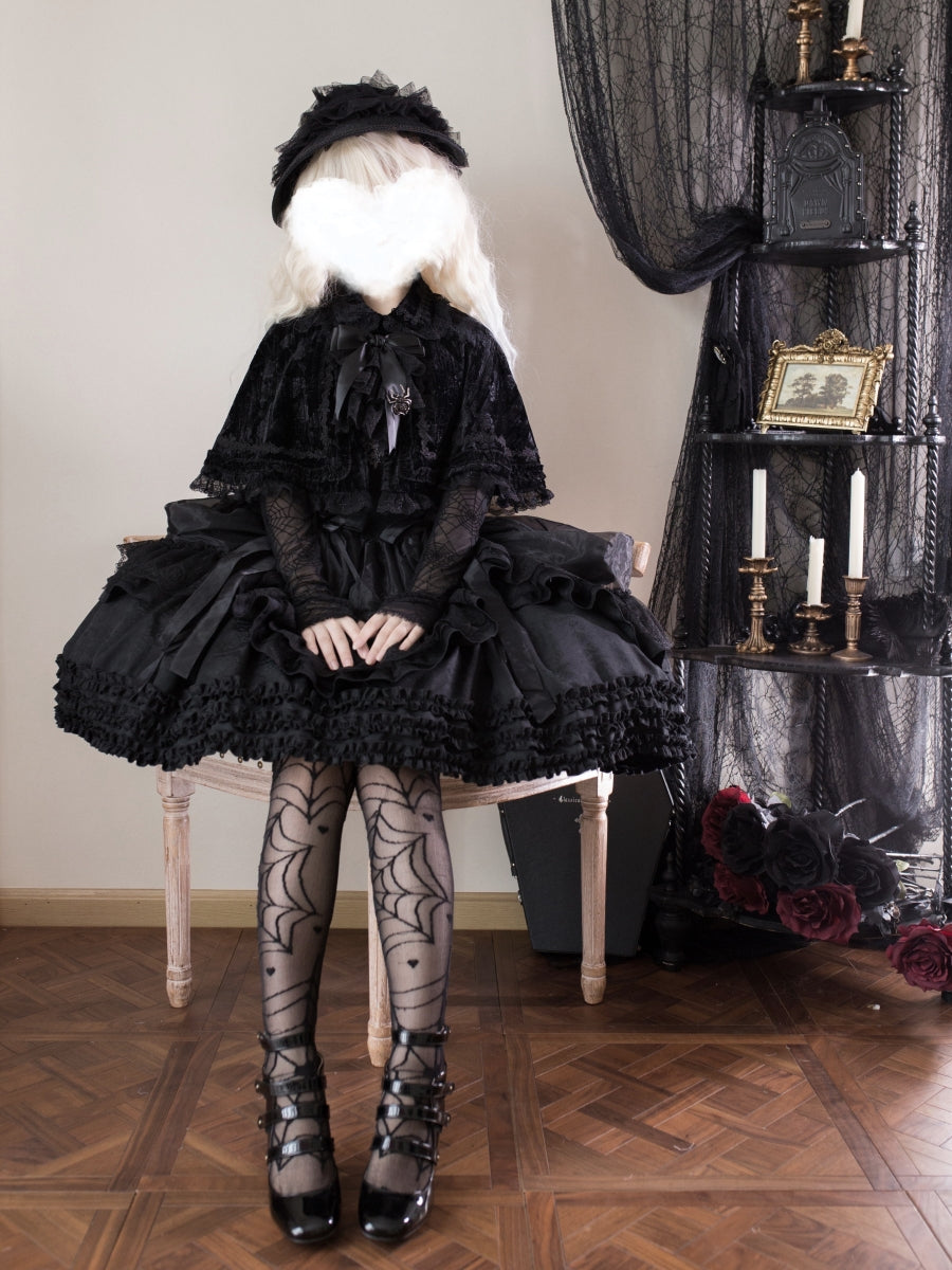 【受注予約~12/11】月光蜘蛛 ケープ・ボレロ【Moon River】