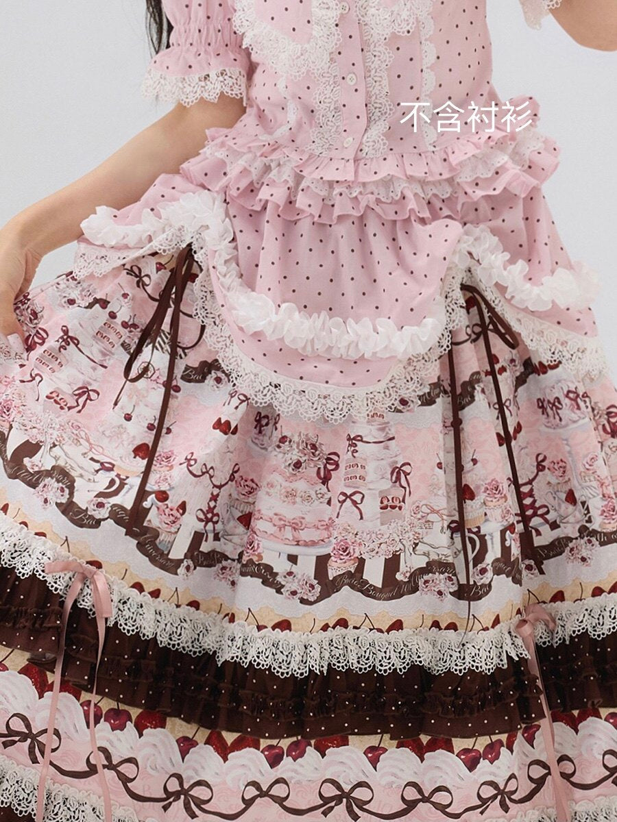 【受注予約~5/27】Creamy Strawberry Cake アクセサリー【BacioBouquet】