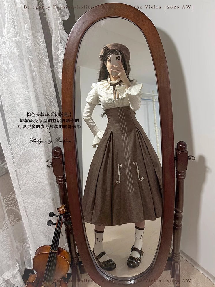 【受注予約~11/18】Winnie and the Violin スカート・ジャケット【Beleganty】