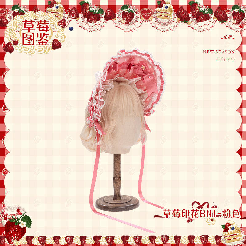 【受注予約~11/18】Strawberry Cake Illustration アクセサリー【花与珍珠匣】