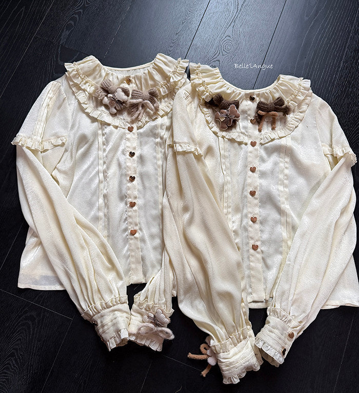 【受注予約~1/12】スイートカヌレ ブラウス【Belle Langue】