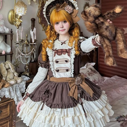 [Pre-orders until October 9th] Hazelnut Cocoa Dress/Jumper Skirt [Doujingo]