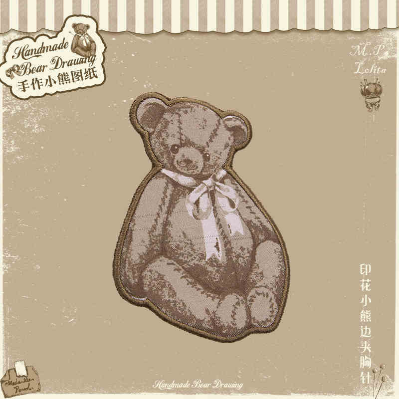 【受注予約~12/2】Bear Drawings アクセサリー【花与珍珠匣】