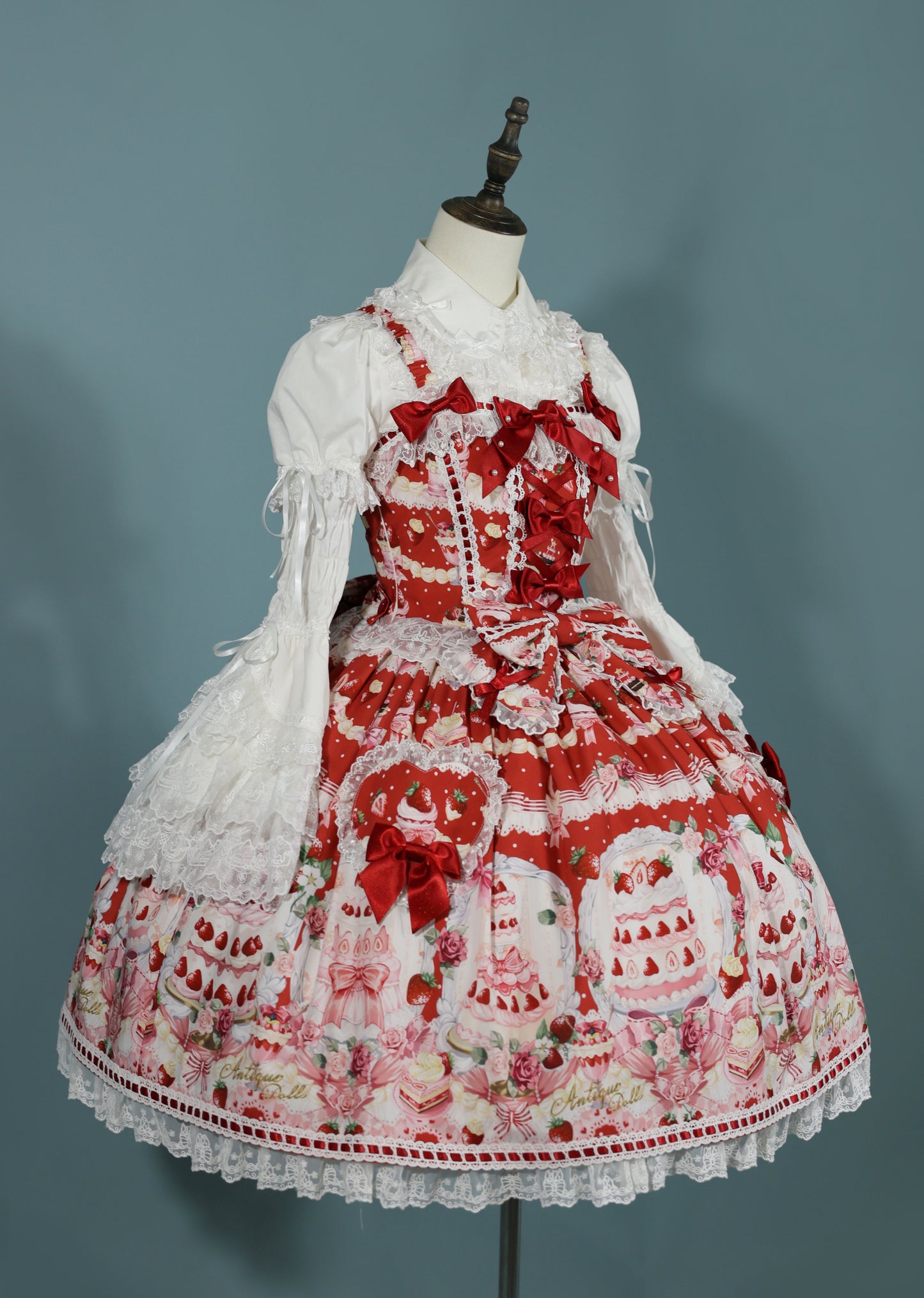 【受注予約~10/15】Strawberry Cake Bouquet 2.0 フルセット【AntiqueDoll】