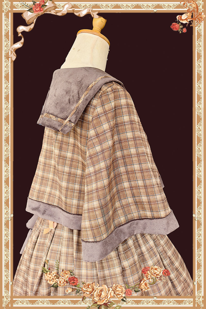 Morning Tune ケープ付きジャンパースカート【Infanta】