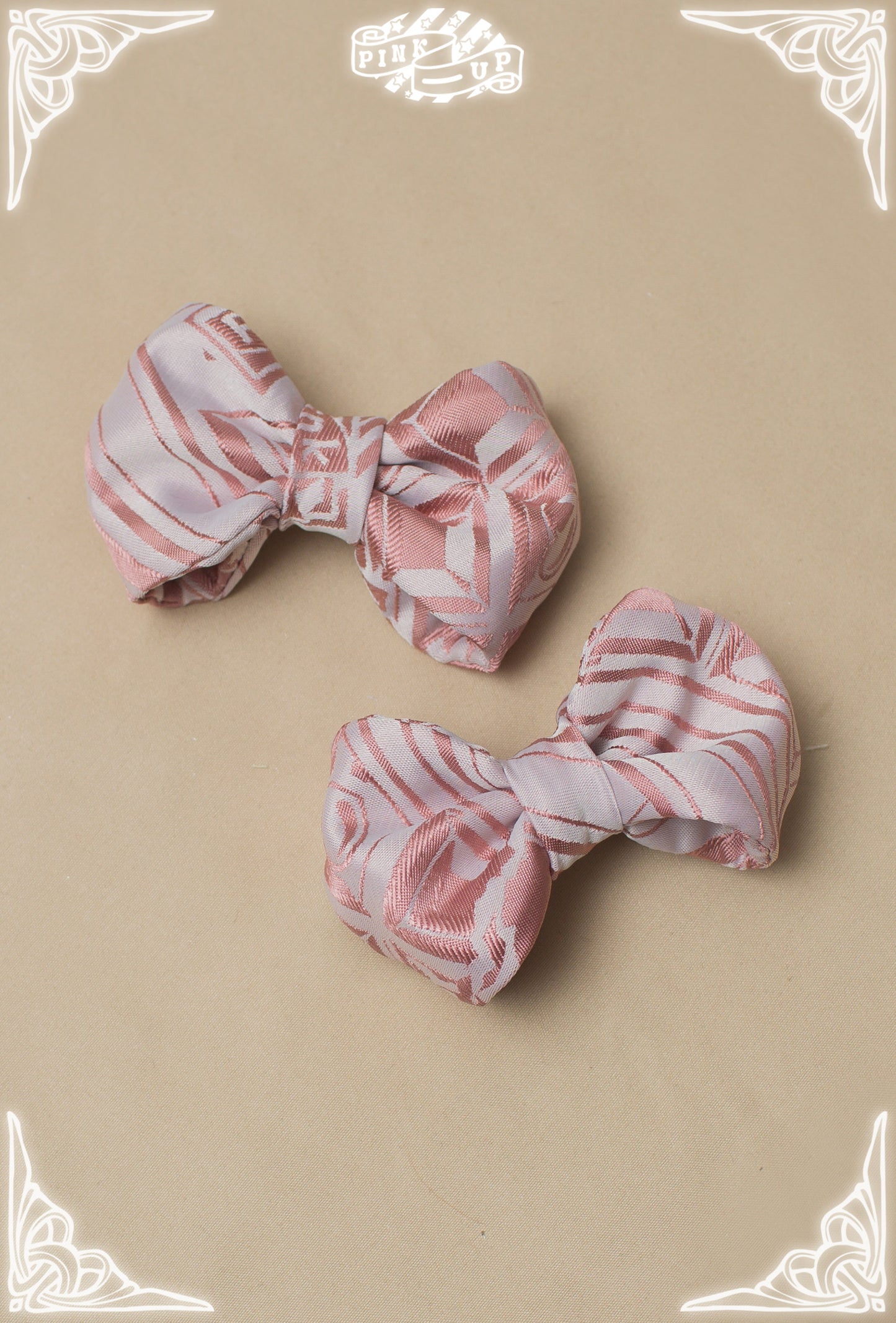 [Pre-orders until March 12th] Chooocolate Ribbon Barrette, Ribbon Pin, Brooch [PINK UP]