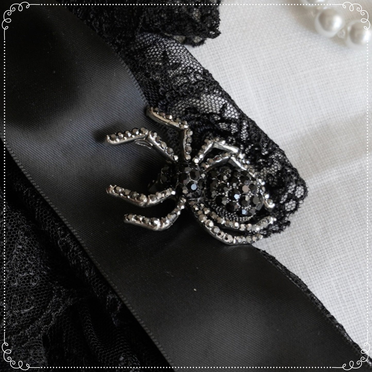 【受注予約~12/11】月光蜘蛛 アクセサリー【Moon River】