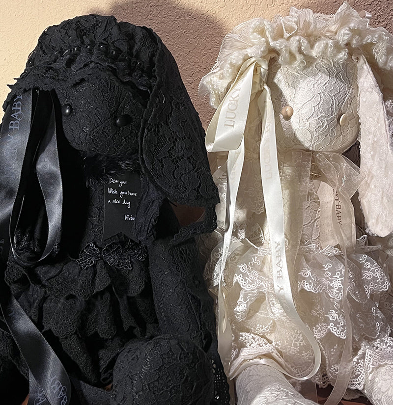 レースうさちゃんバッグ・お洋服【LUCKY BABY】