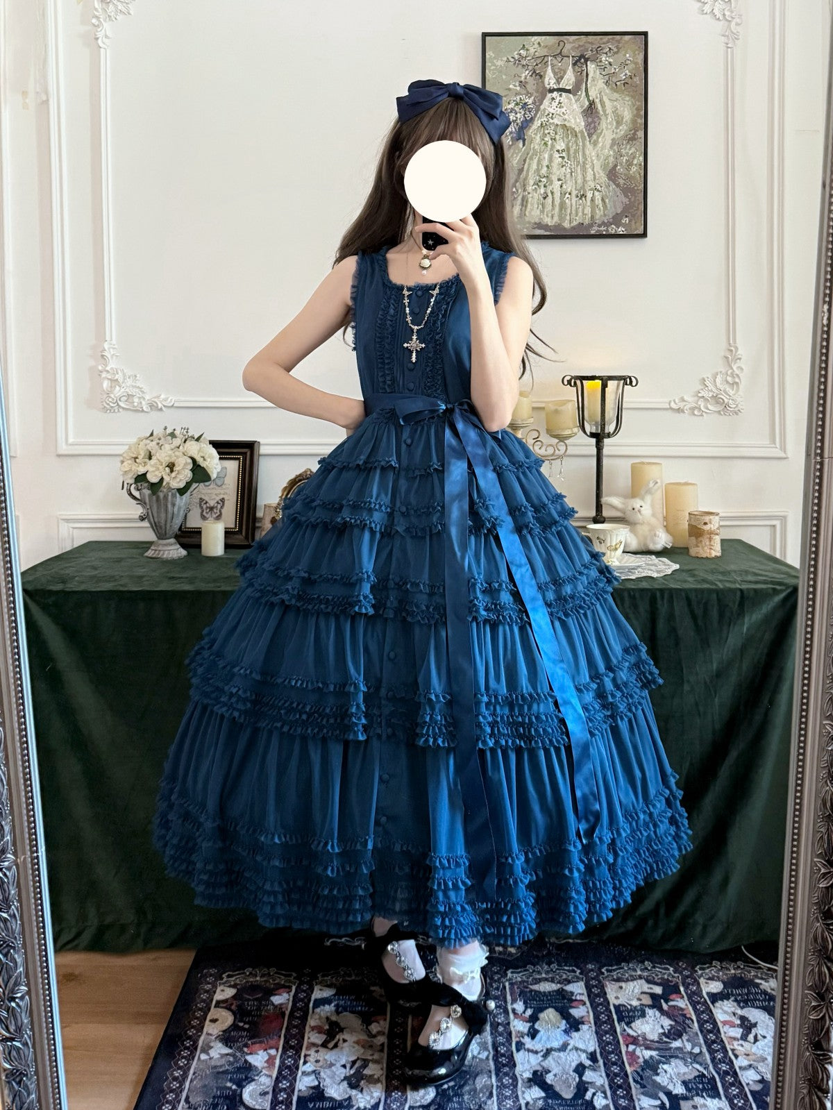 【受注予約~12/24】Lillian's Summer ジャンパースカート(タイプ2・ロング丈)【Spring Flower Language】