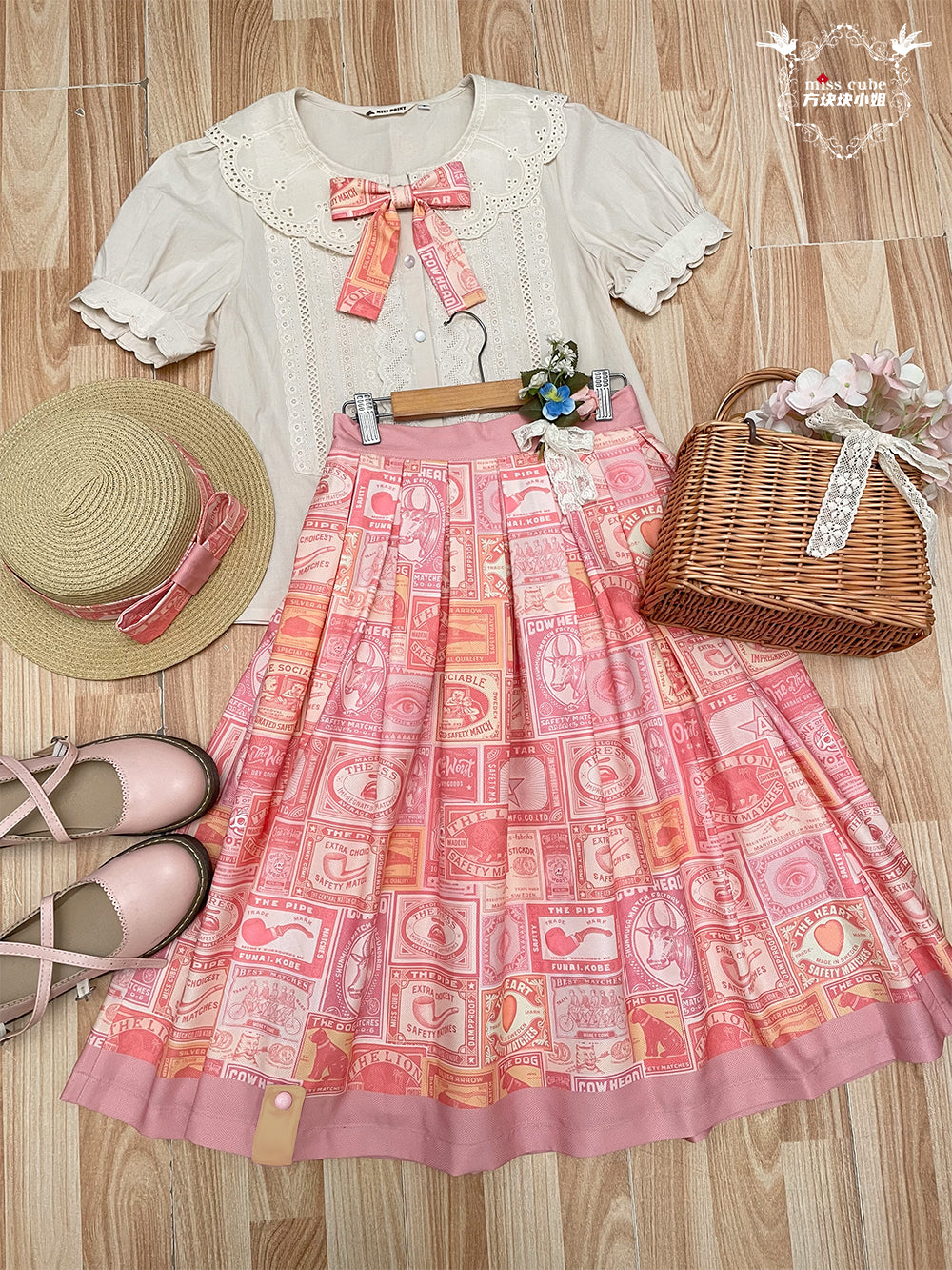 Antique Labels スカート【Miss Cube】