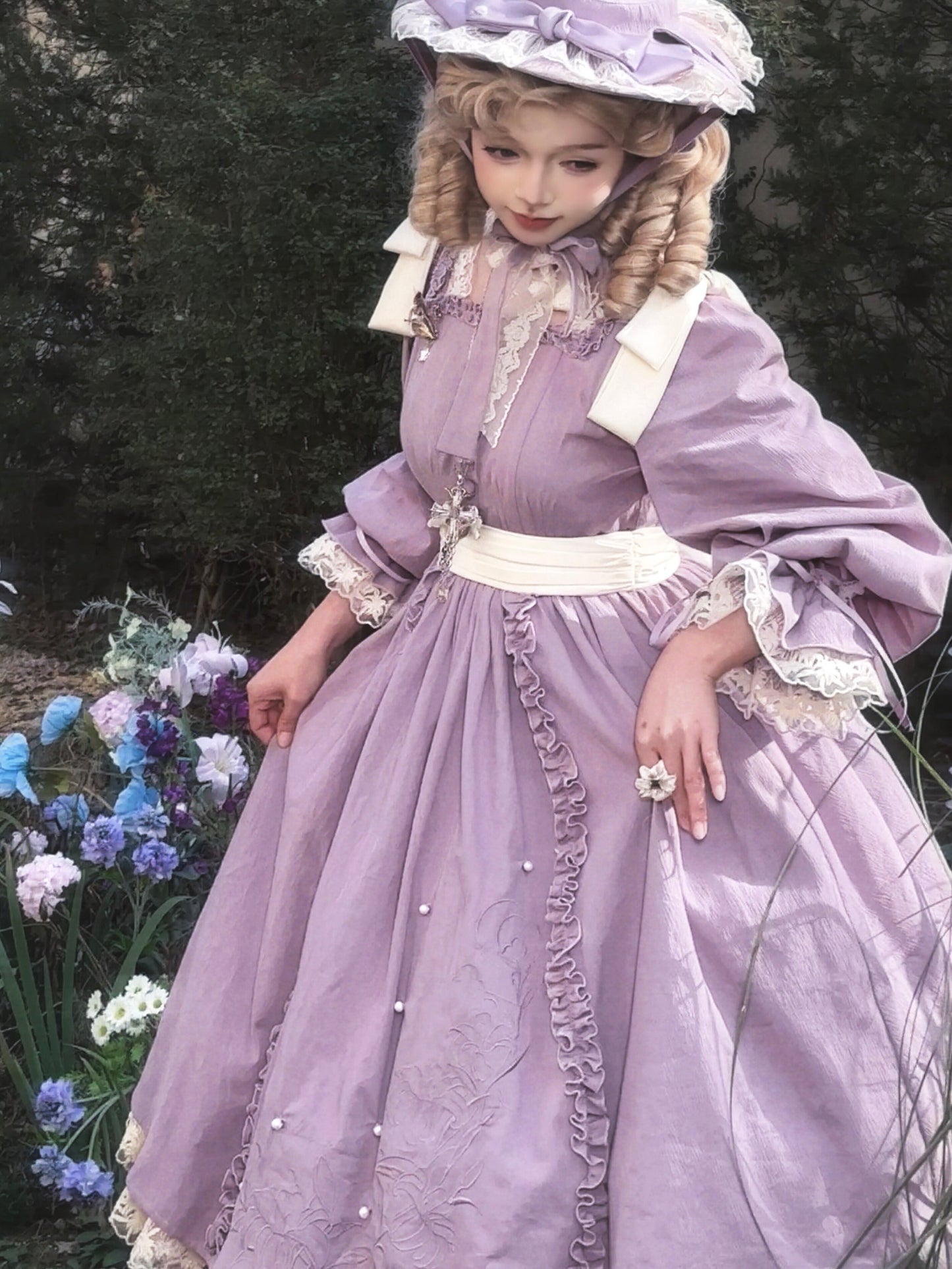 【受注予約~3/24】望月百合 ワンピース・インナースカート【ZJ Story】